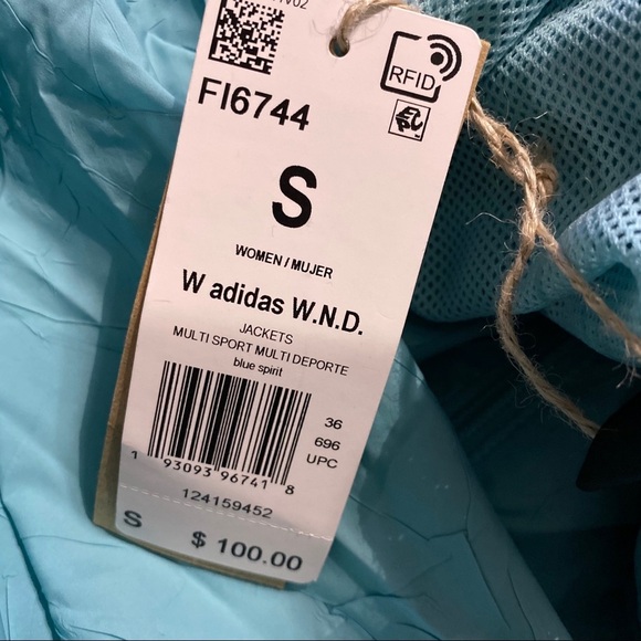 NWT Adidas W.ND Primeblue Windbreaker Jacket - Picture 8 of 10